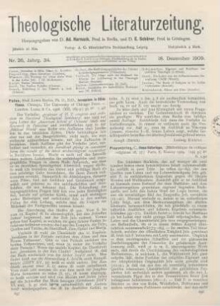 697-698 [Rezension] Paton, Lewis B., Jerusalem in Bible Times