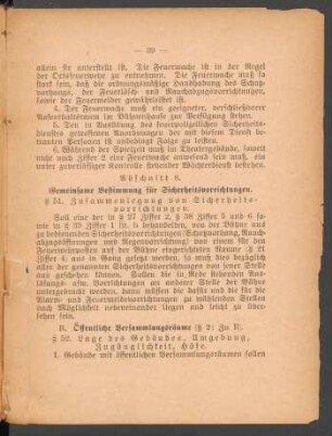 B. Öffentliche Versammlungsräume