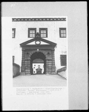 Jagdschloss — Südflügel — Südportal