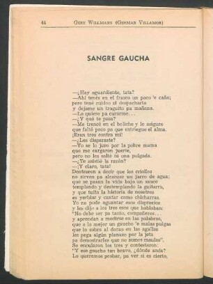 Sangre gaucha