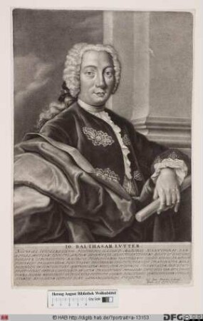 Bildnis Johann Balthasar Lutter