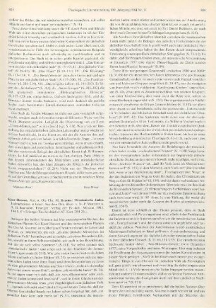 805-807 [Rezension] Kjaer-Hansen, Kai, Messianische Juden
