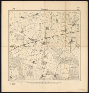 Messtischblatt [4043] = 2245 : Blönsdorf, Niedergörsdorf, 1912 : Messtischblatt [4043] = 2245 : Blönsdorf. - Aufn. 1902, hrsg. 1904, einzelne Nachtr. 1912. - [Berlin] : Reichsamt für Landesaufnahme, 1912. - 1 Kt. : einfarbig. - Ohne Gitternetz. - Ohne Planzeiger. - Ohne Zeichenerklärung