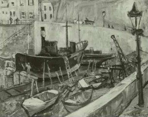 Schiffswerft in Marseille