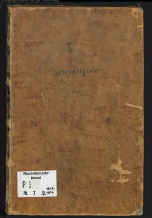 Zivilstandsregister der Juden mit den Orten Geseke, Mönninghausen und Störmede (T 1847-1874) (Gemeinde: Geseke, Kreis Lippstadt)