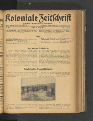 Südafrikanische Diamantschleifereien.