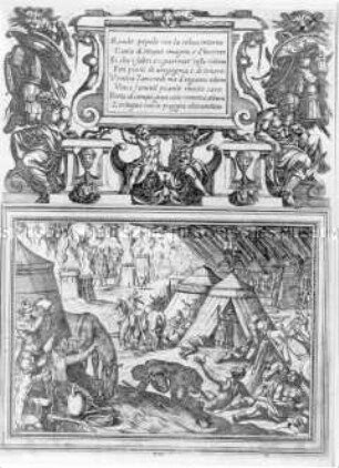 Rende popolo reo (Blatt XIII aus "Gerusalemme Liberata")