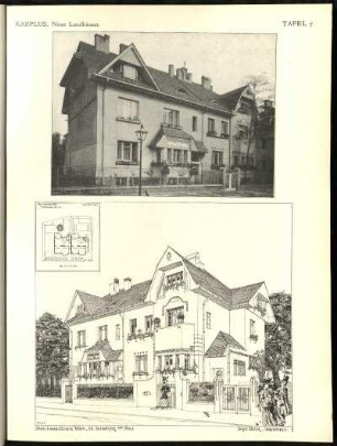 Zwei Landhäuser Wien, Auhofstraße Nr. 78 D u. 78 E