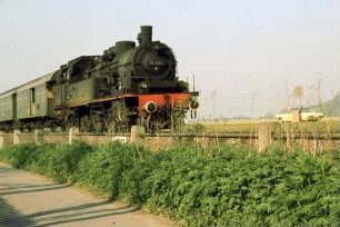Tübingen Lok 078 246 Personenzug RW-TÜ B3yg-Wagen