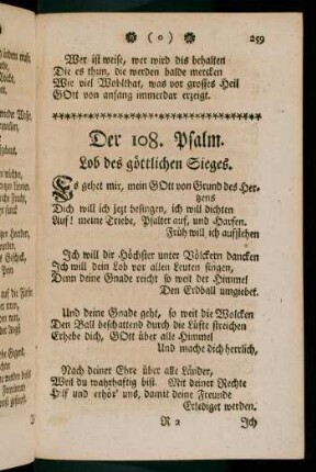 259-270, Der 108. - 114. Psalm