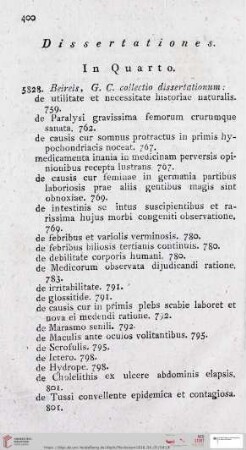 Dissertationes (Nr. 5828 - 5990)