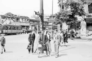 Berlin. Kantstraße Ecke Joachimstaler Straße