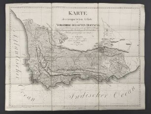 Karte des europaeischen Gebiets am Vorgebirge Der Guten Hoffnung