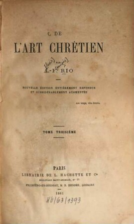 De l'art chrétien, 3