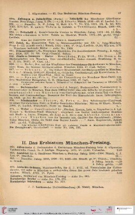 II. Das Erzbistum München-Freising (Nr. 672 - 726)