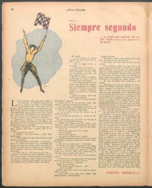 Siempre segundo : Cuento deportivo por Antonio Roisier