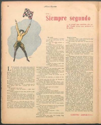 Siempre segundo : Cuento deportivo por Antonio Roisier
