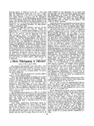 3. Rhein. Philologentag in Düsseldorf : (vom 2. bis 4. Juli 1909)