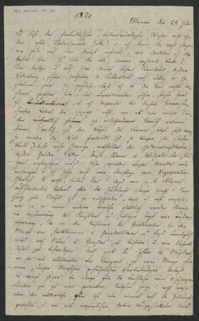 Brief an Henriette von Arnstein : 28.06.1820