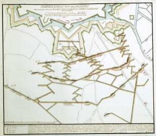 WHK 32 Krieg mit Frankreich 1792-1805: Plan des Angriffs der Alliierten auf Valenciennes, 27. Juli 1793