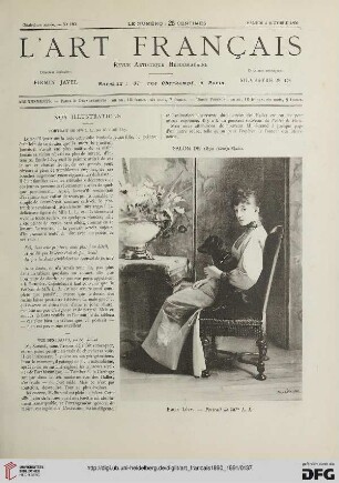 No. 180 (Samedi 4 Octobre 1890) – No. 189 (Samedi 6 Décembre 1890)