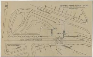 Fischer, Theodor; Basel (Schweiz); Kunstmuseum - Lageplan