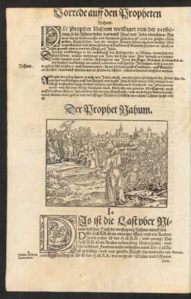 Vorrede auff den Propheten Nahum.