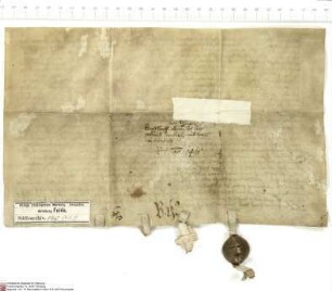 Johann (Hans) von Bimbach, Sohn des verstorbenen Friedrich (Fritzsche) von Bimbach, und seine Ehefrau Swenhild verkaufen mit Zustimmung Konrads vo...