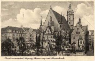 Reichsmessestadt Leipzig, Thomasring und Thomaskirche