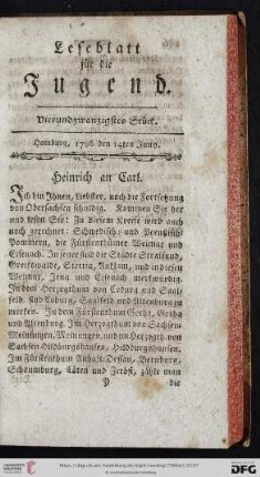 Vierundzwanzigstes Stück