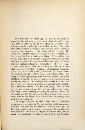 Ueber die bildliche Verneinung in der mittelenglischen Poesie ...