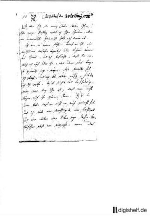 42: Brief von Wilhelm Heinse an Johann Wilhelm Ludwig Gleim