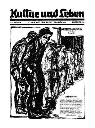 Kultur und Leben : 2. Beilage der "Arbeiter-Jugend"