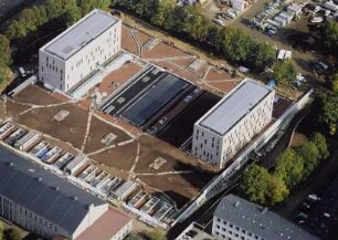 Baustelle Sächsische Landesbibliothek - Staats- und Universitätsbibliothek Dresden, Zentralbibliothek
