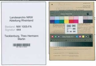 Entnazifizierung Theo Hermann Martin Tecklenburg , geb. 05.01.1914 (Geschaeftsfuehrer)