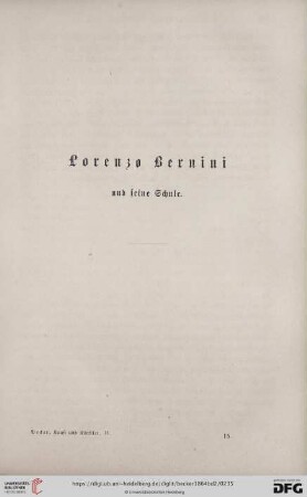 Lorenzo Bernini und seine Schule