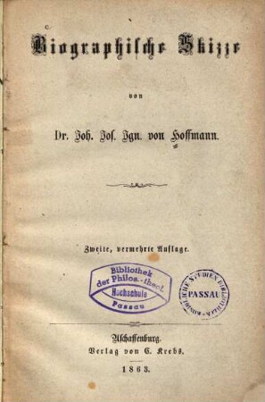 Biographische Skizze