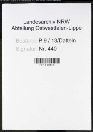 Sterberegister Standesamt Datteln