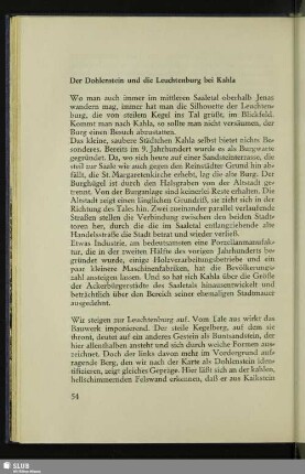 Der Dohlenstein und die Leuchtenburg bei Kahla