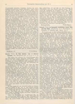 44-46 [Rezension] Cumont, Franz, La Cosmogonie manichéenne d’après Théodore Bar Khôni
