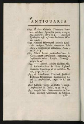 48-107, Antiquaria