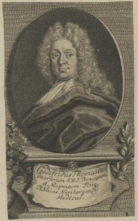 Bildnis des Godefridus Thomasius