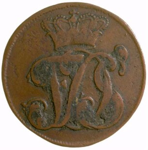 Münze, Pfennig, 1750