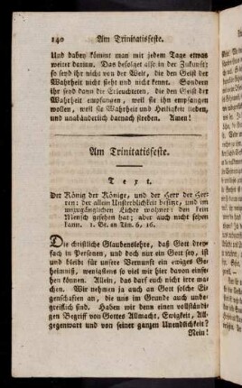140-146, 16. Am Trinitatisfeste