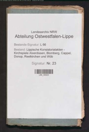 Einkünfte und Güter des Pastors, Allgemeines