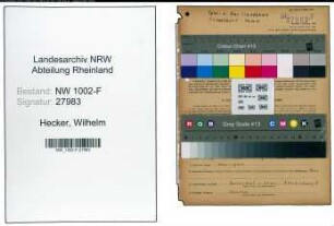 Entnazifizierung Wilhelm Hecker, geb. 05.12.1888 (Landwirt)