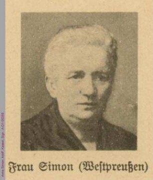 Porträt von Anna Simon