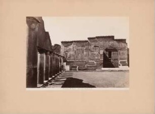 Stabianer-Thermen, Pompeji: Detailansicht des Hofes der Palaestra mit Teil der Kolonnade
