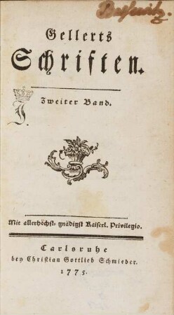 Zweiter Band: [...]