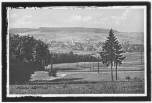 Pulsnitz. Blick nach Pulsnitz
